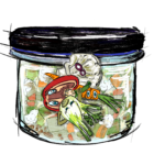 Pickles Gartengemüse